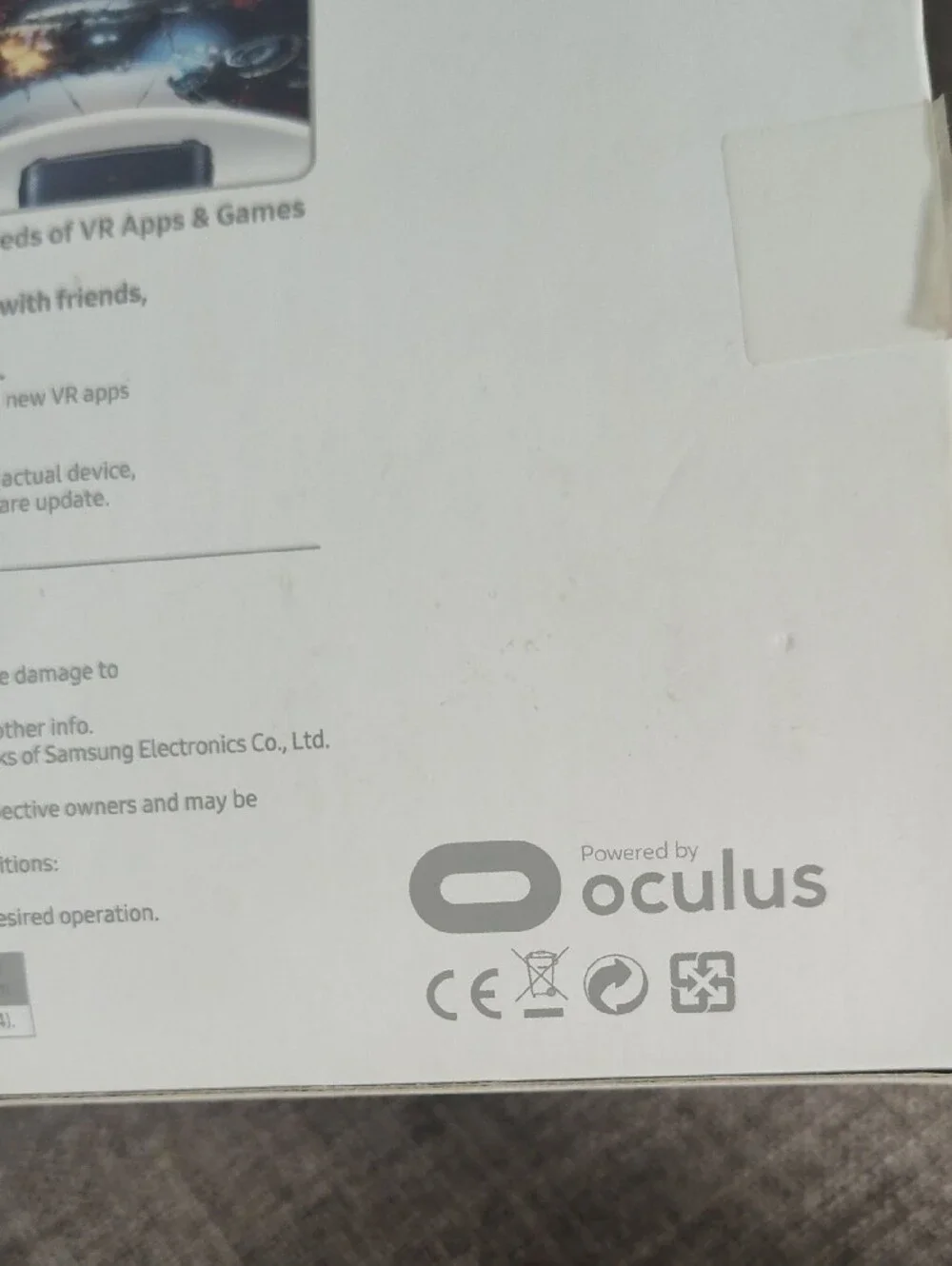 Samsung Gear VR Headset in Black